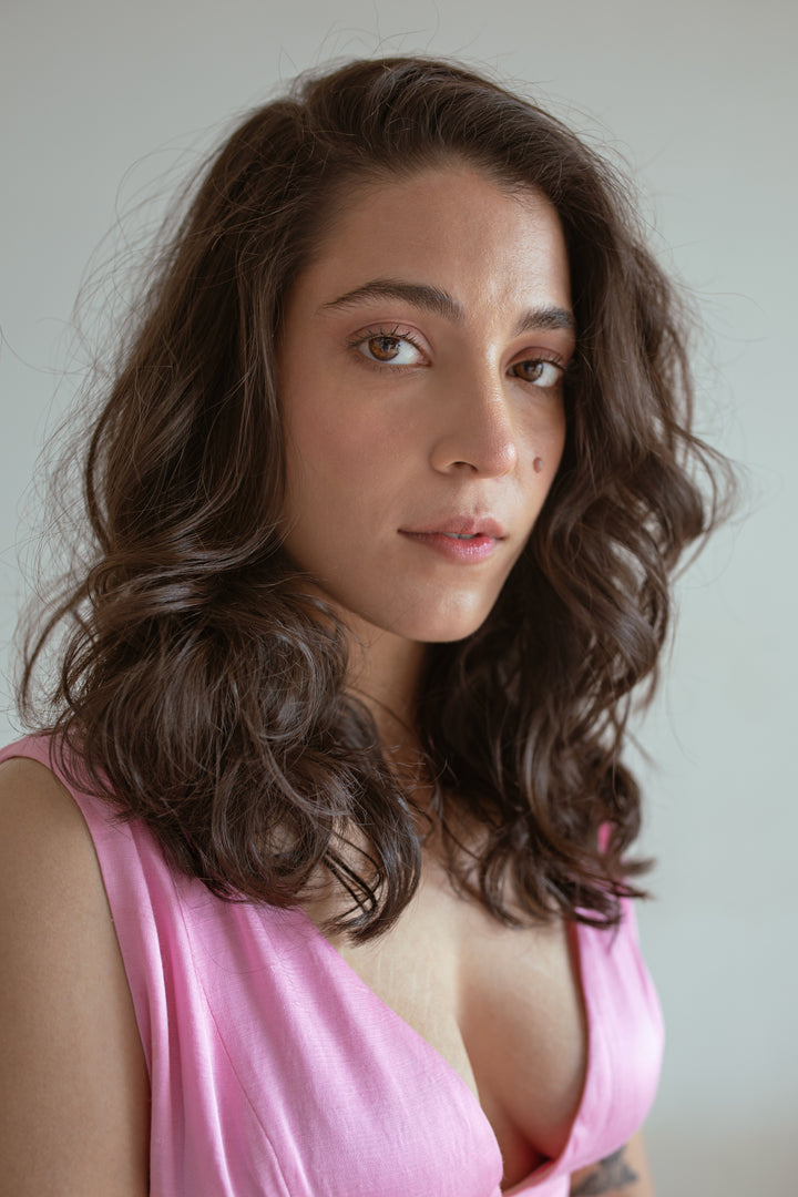 Madhyama Sejpal In Bombshell - V Neck Bralette - Solid-bralettes - Celebrity - Monokrom