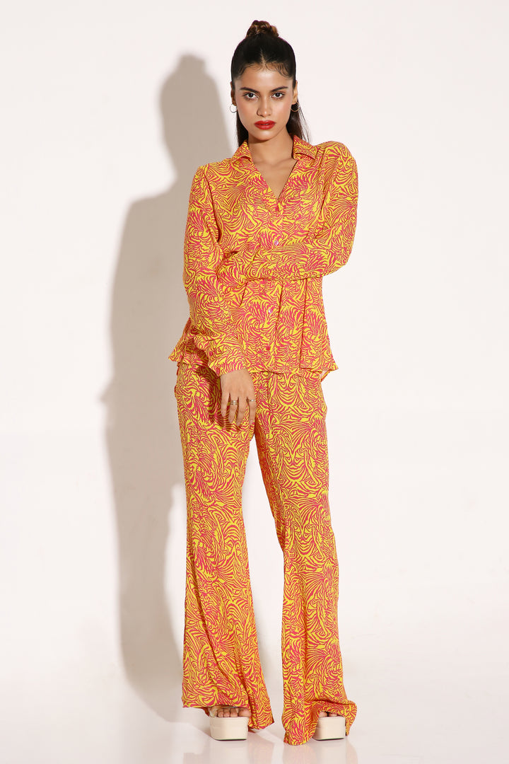 Crinkle Crush - Long Shirt-Shirts - Monokrom