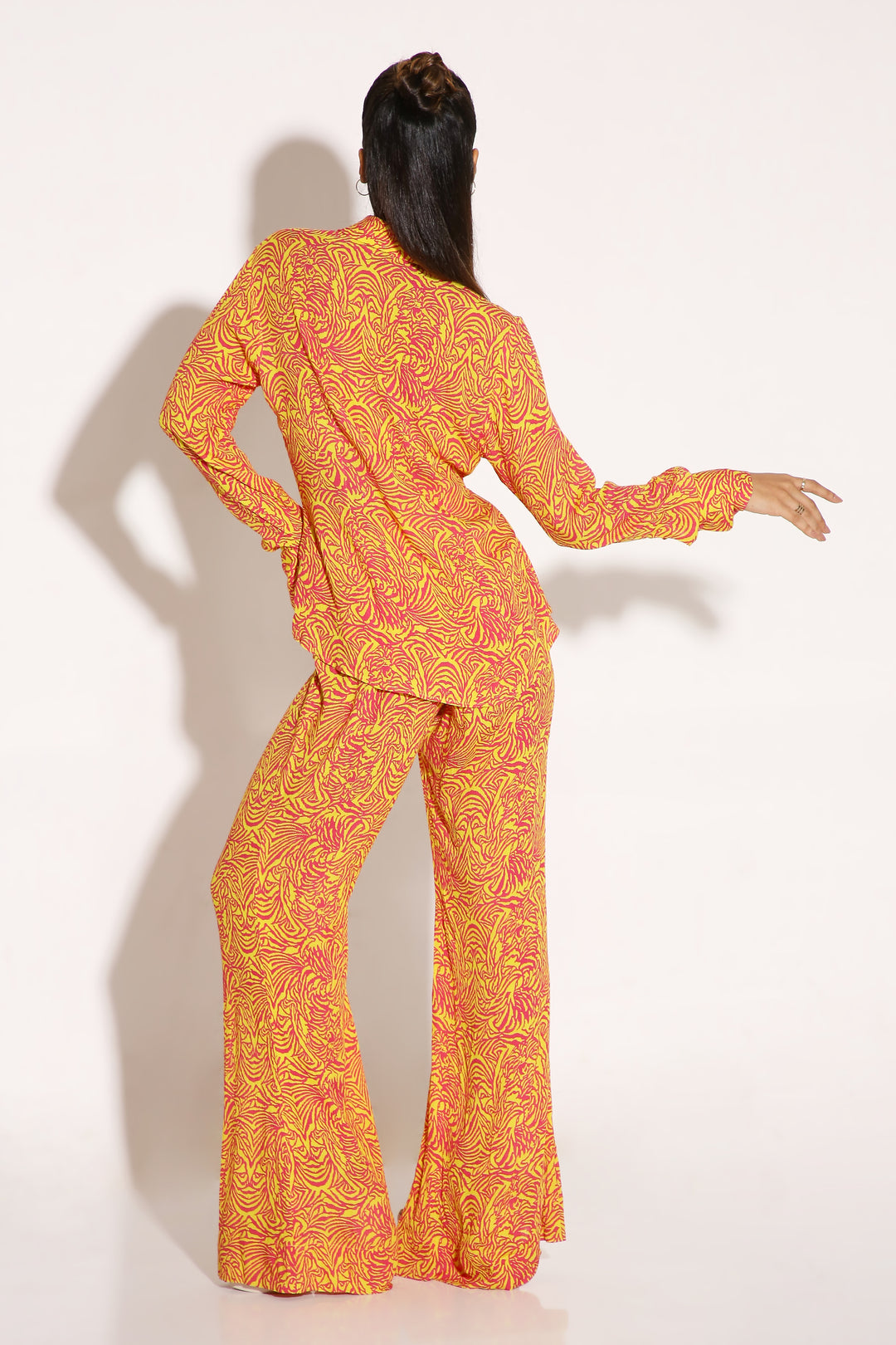 Crinkle Crush - Long Shirt-Shirts - Monokrom
