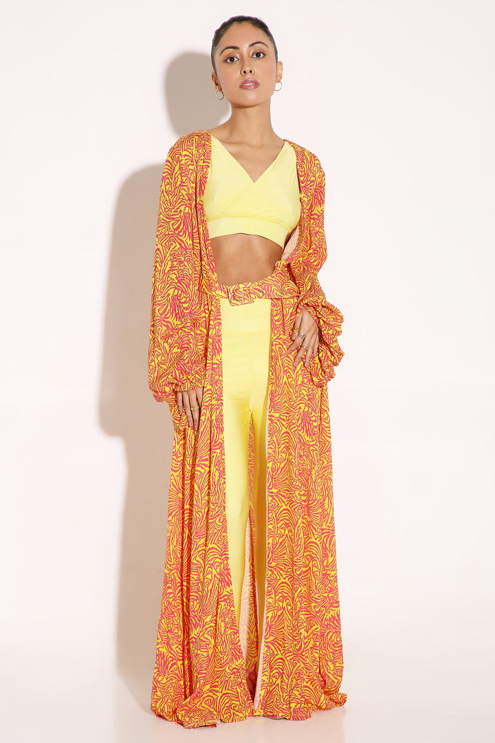Main Character - Cape Overlay-Kaftan - Monokrom
