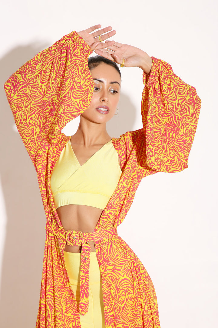 Main Character - Cape Overlay-Kaftan - Monokrom