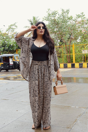 Relaxed Fit Long Shirt & Pant - Forest Pop