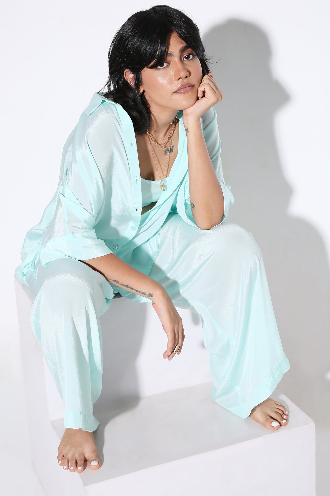 Relaxed Fit Pants - Solid-Pants - Monokrom
