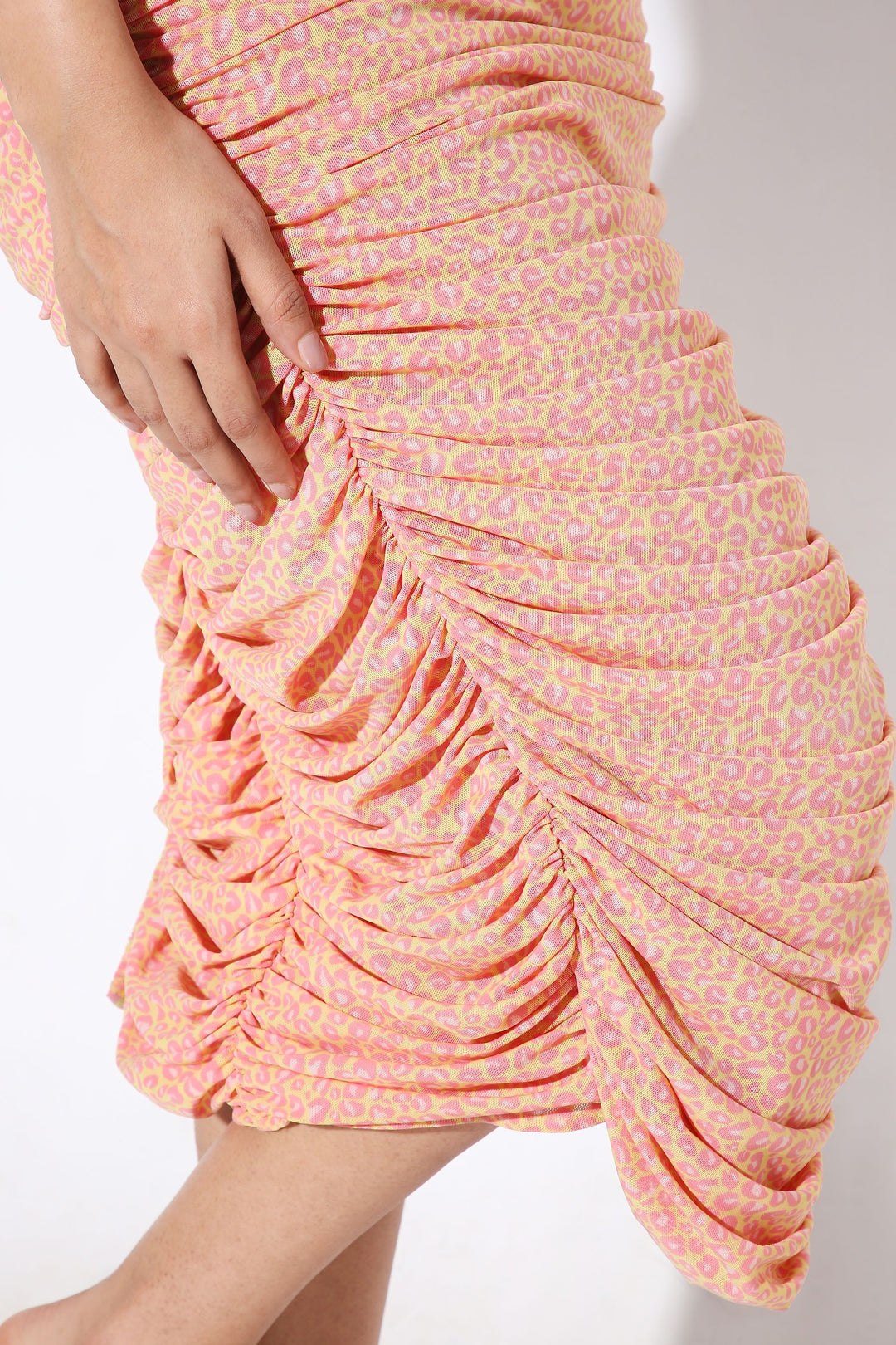 Mesh Tube Dress - Print-Dresses - Monokrom