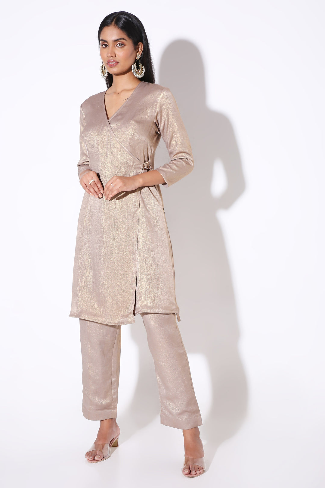Angrakha Kurta-Kurta - Monokrom