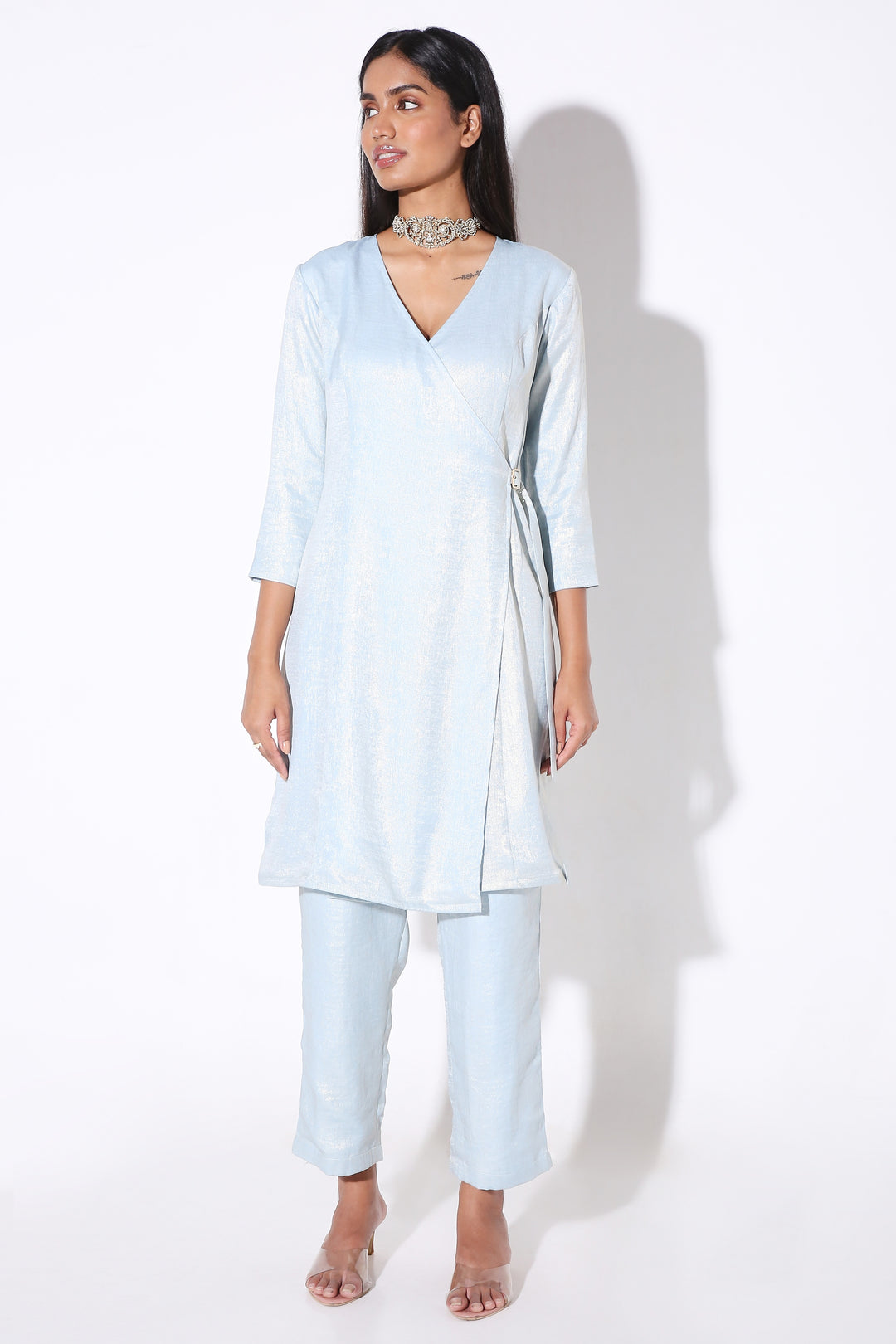 Angrakha Kurta-Kurta - Monokrom