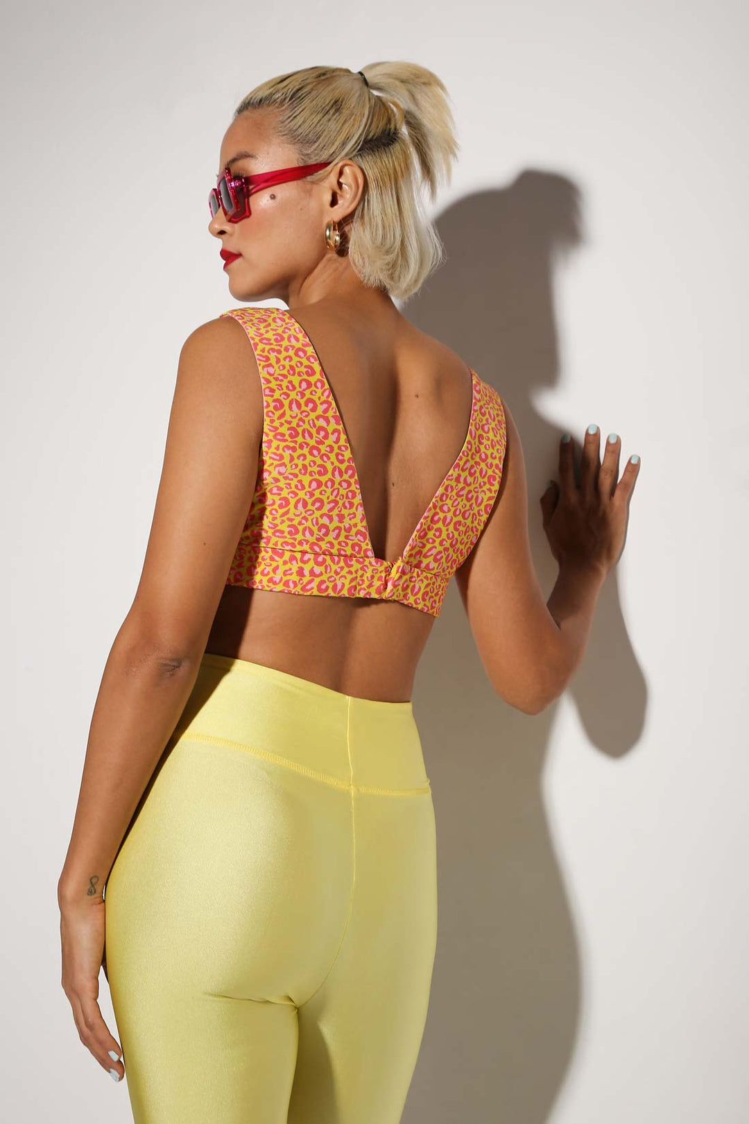 Bombshell - V Neck Bralette - Print-bralettes - Monokrom