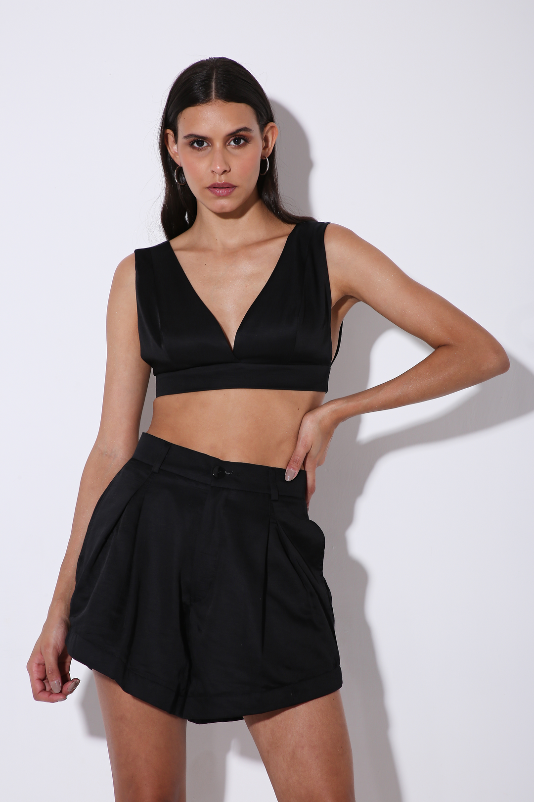 Boomer Bloomers (Flared Shorts) - Solid-shorts - Monokrom