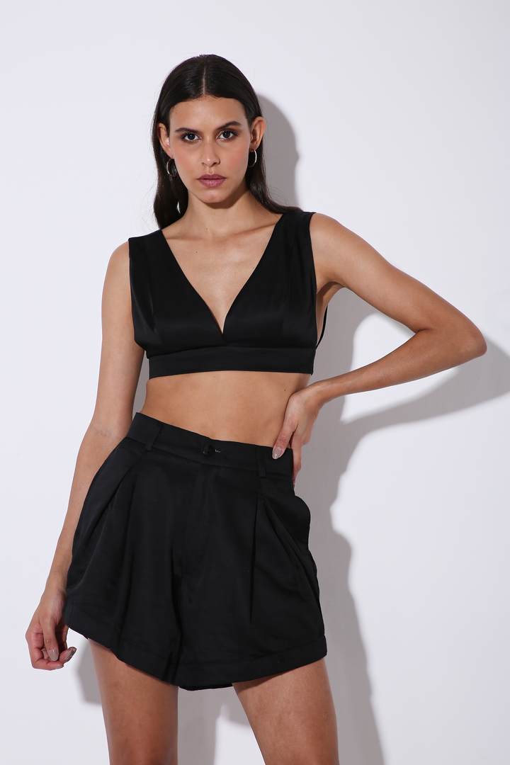 Boomer Bloomers (Flared Shorts) - Solid-shorts - Monokrom
