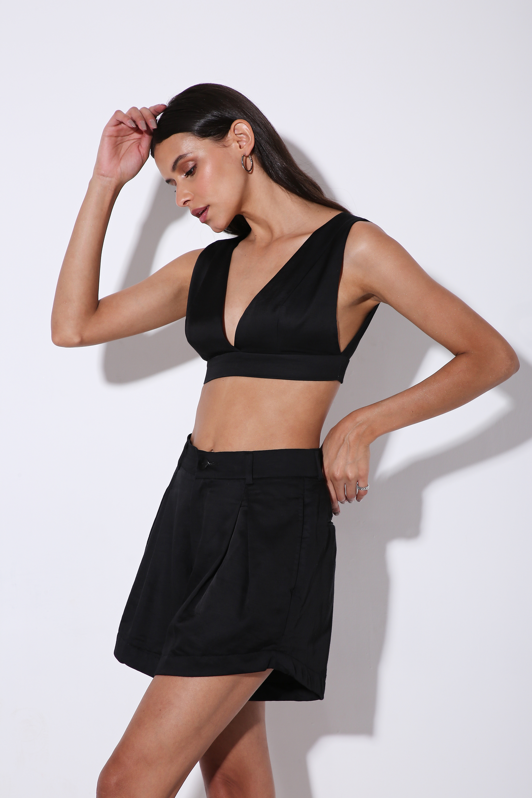 Bombshell - V Neck Bralette - Solid-bralettes - Monokrom