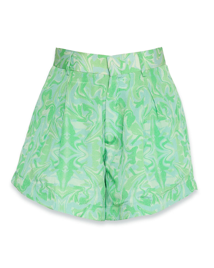 Boomer Bloomers (Flared Shorts) - Crepe - Print-shorts - Monokrom