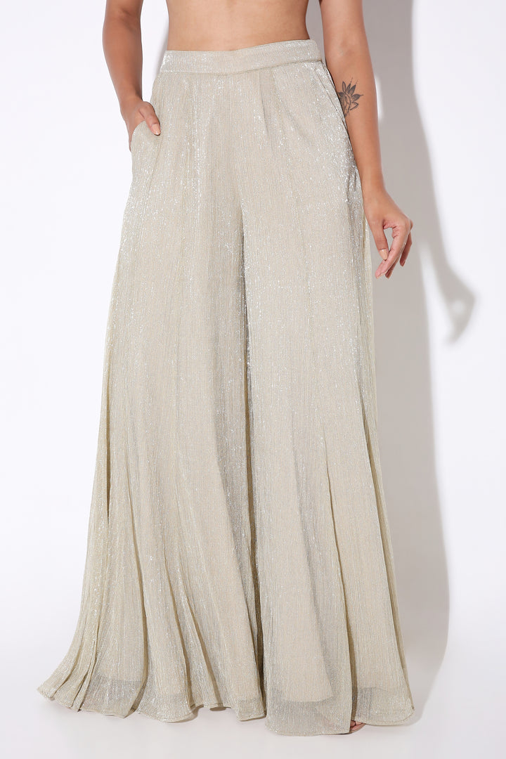 Flared Sharara Pants-Pants - Monokrom