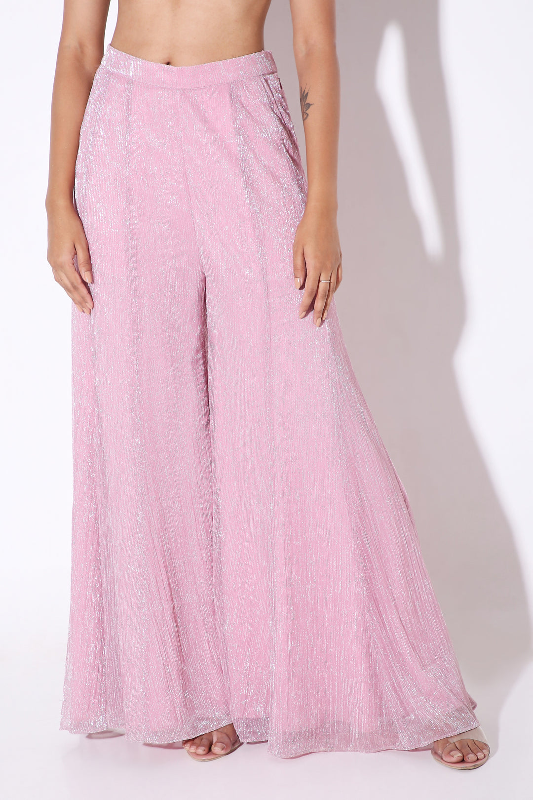 Flared Sharara Pants-Pants - Monokrom