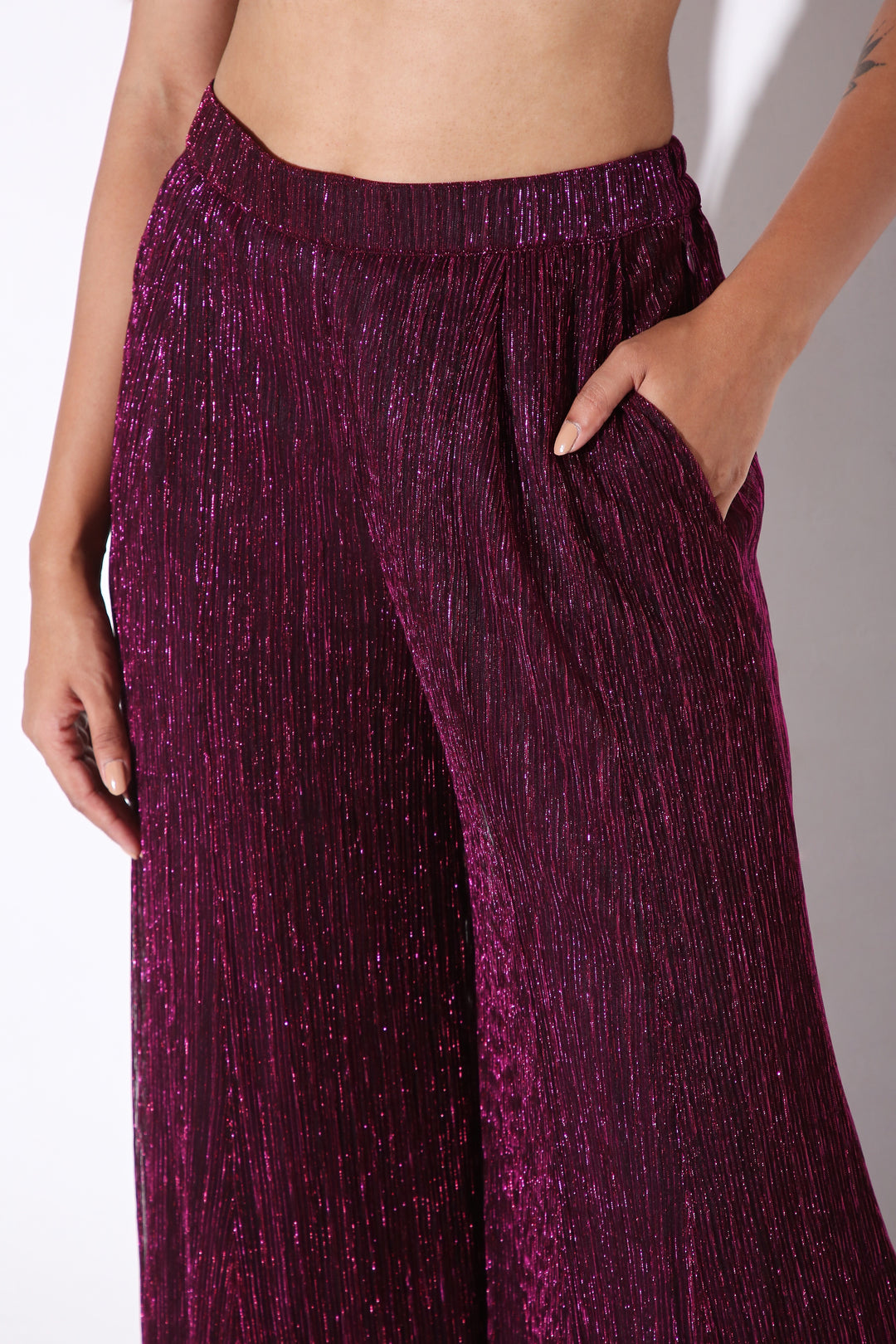 Flared Sharara Pants-Pants - Monokrom