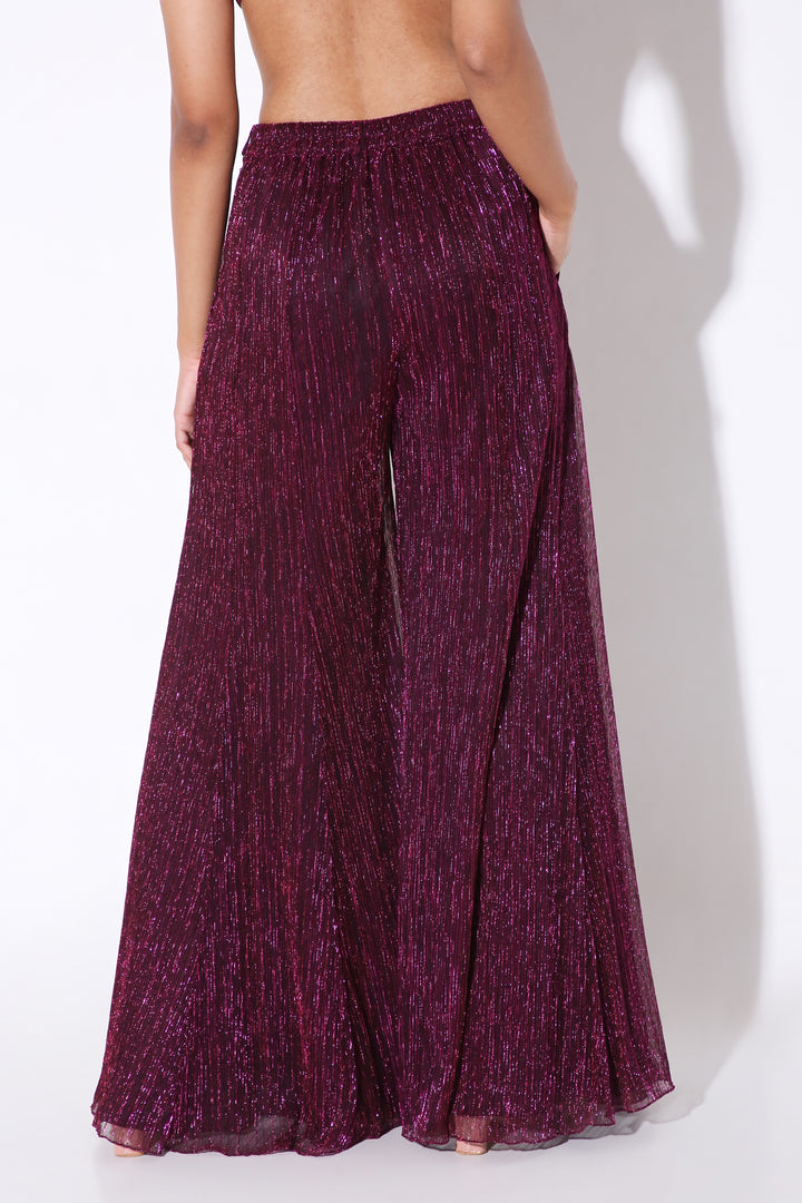 Flared Sharara Pants-Pants - Monokrom