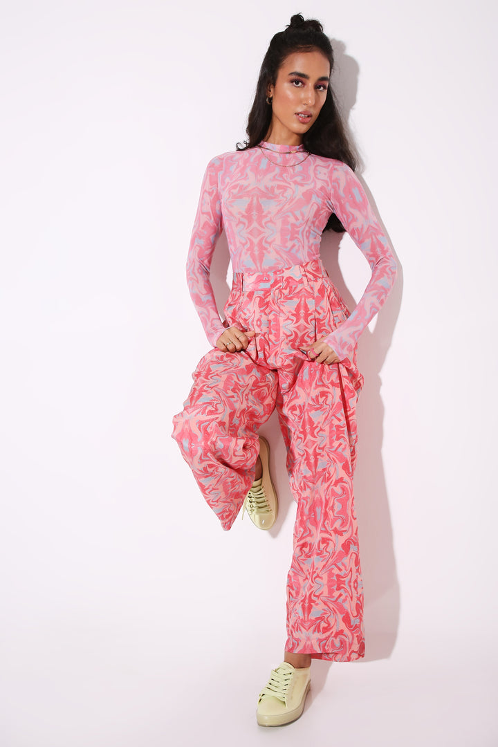 Legs for Days - Wide Legged Pants - Print-trousers - Monokrom
