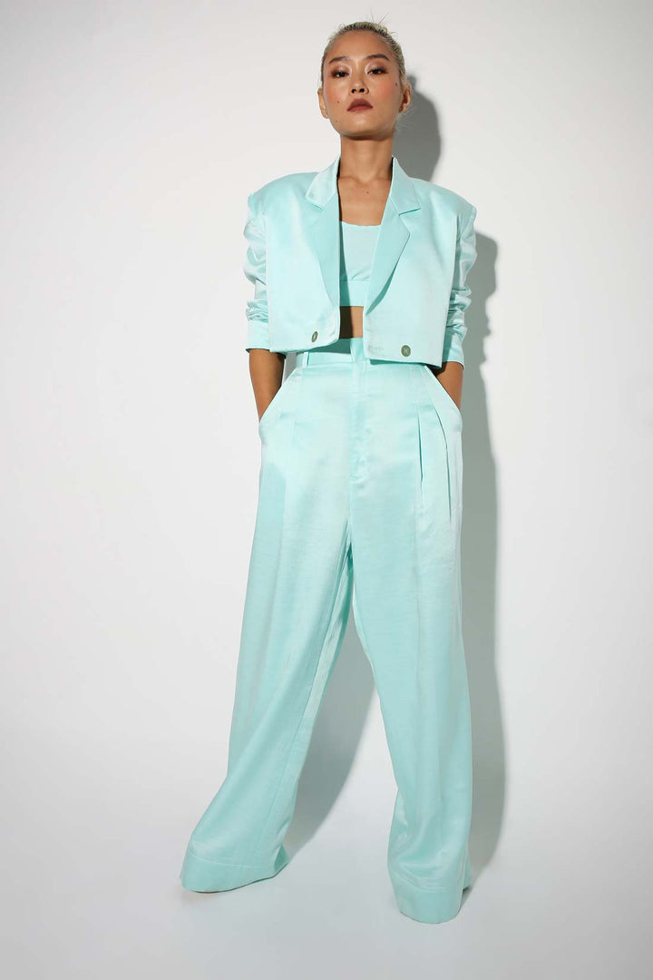 Legs for Days - Wide Legged Pants - Solid-trousers - Monokrom