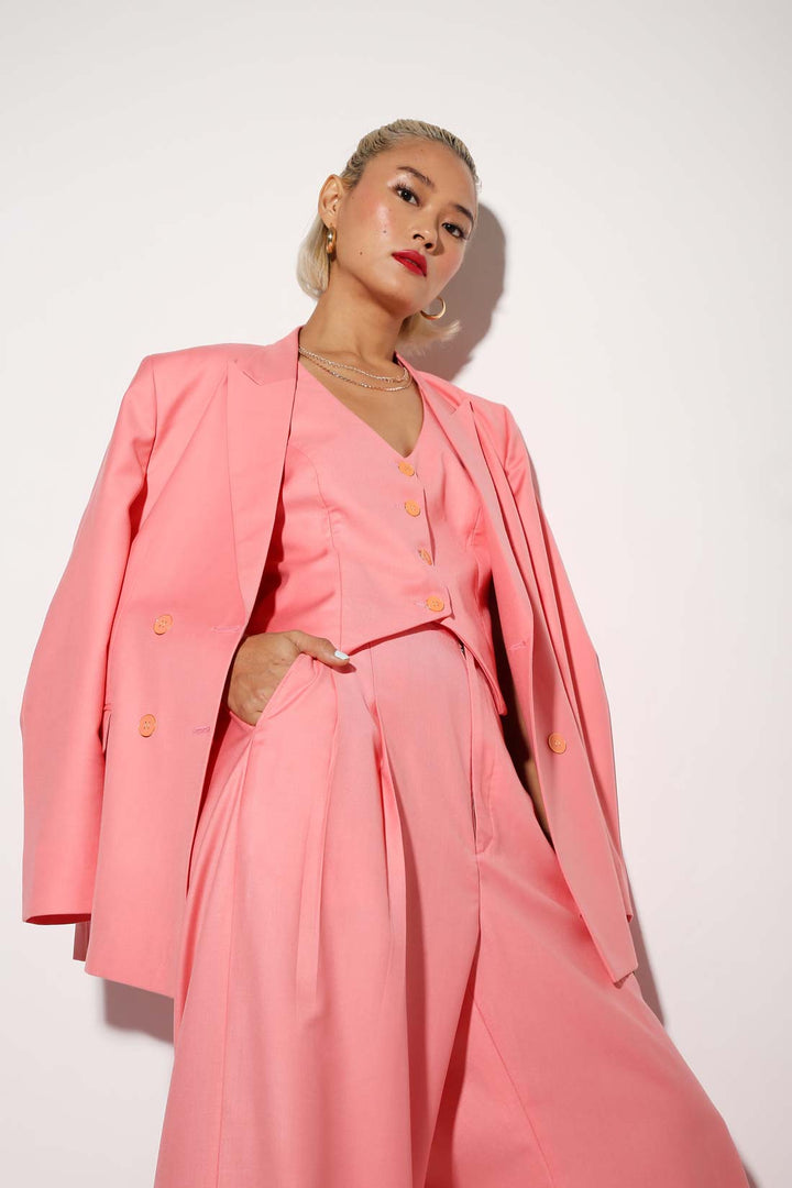 Legs for Days - Wide Legged Pants - Solid-trousers - Monokrom