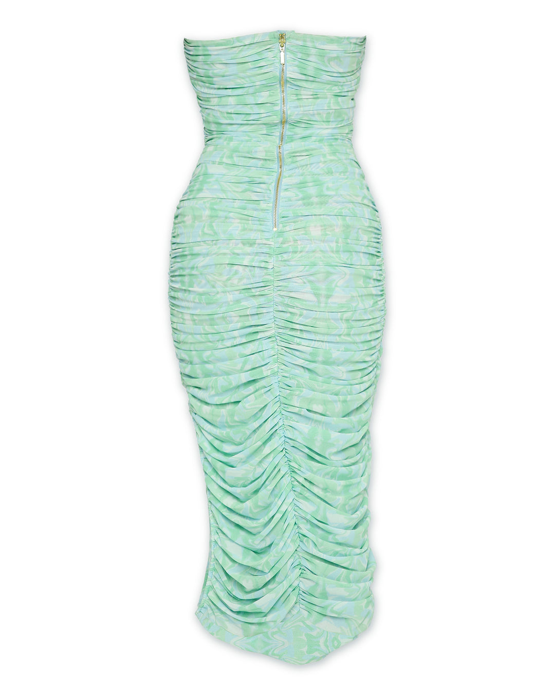 Mesh Tube Dress - Print-Dresses - Monokrom