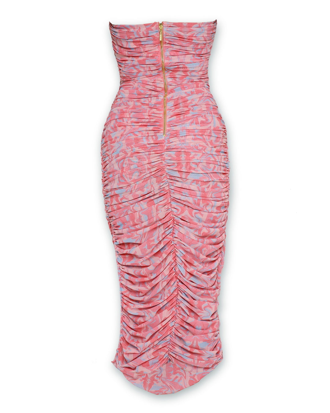 Mesh Tube Dress - Print-Dresses - Monokrom