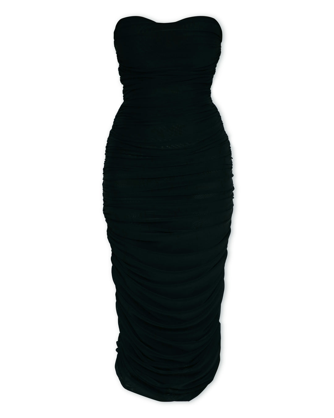 Mesh Tube Dress - Solid-Dresses - Monokrom