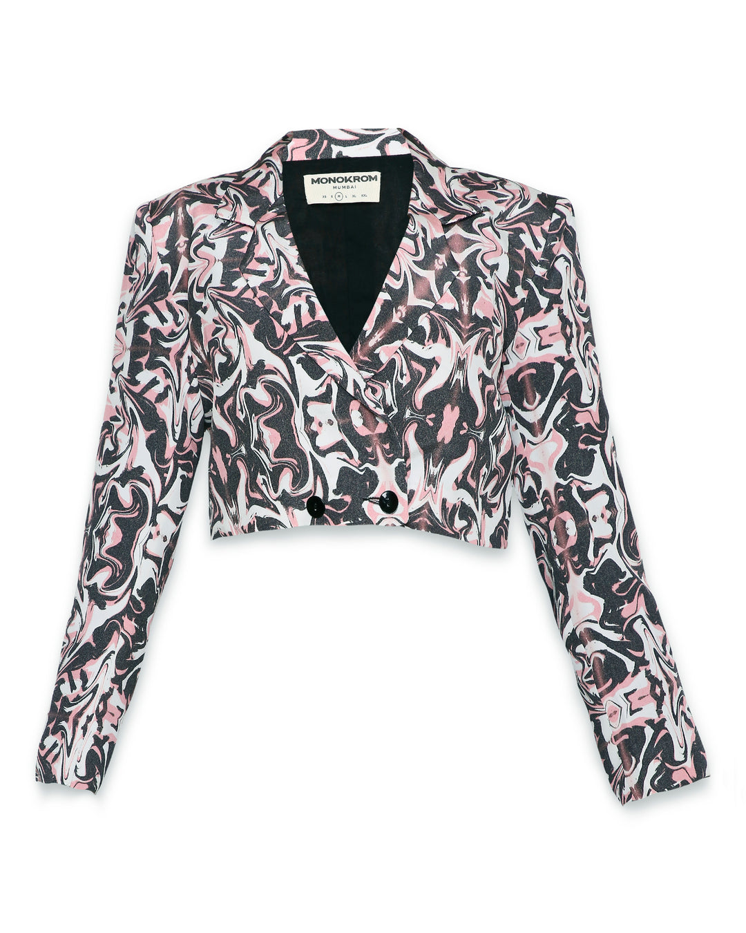 Mini Moxie - Cropped Blazer - Print-blazers - Monokrom