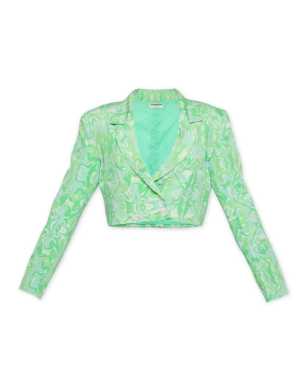 Mini Moxie - Cropped Blazer - Print-blazers - Monokrom