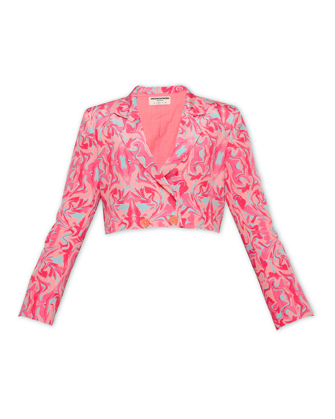 Mini Moxie - Cropped Blazer - Print-blazers - Monokrom