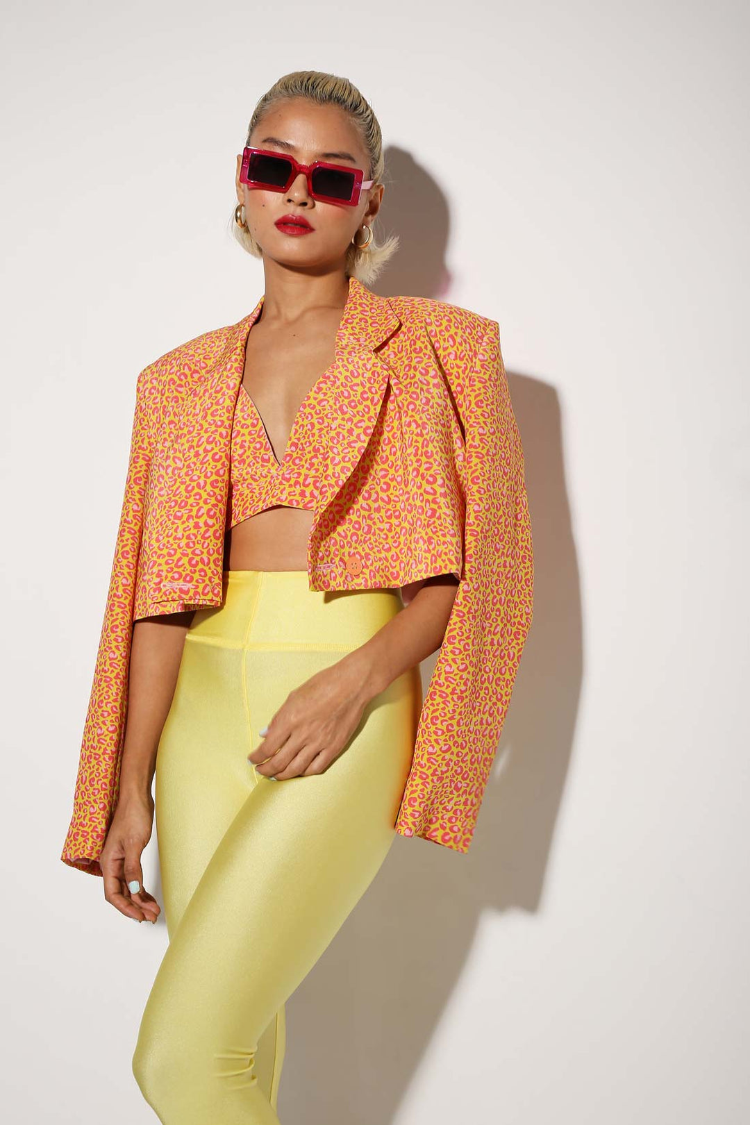 Mini Moxie - Cropped Blazer - Print-blazers - Monokrom