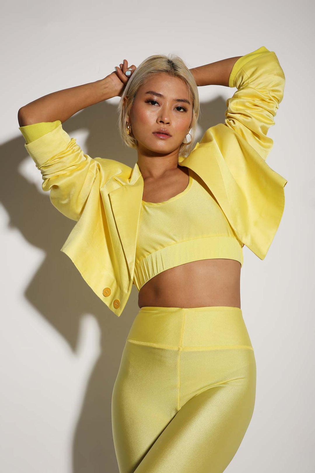Mini Moxie - Cropped Blazer - Solid-blazers - Monokrom