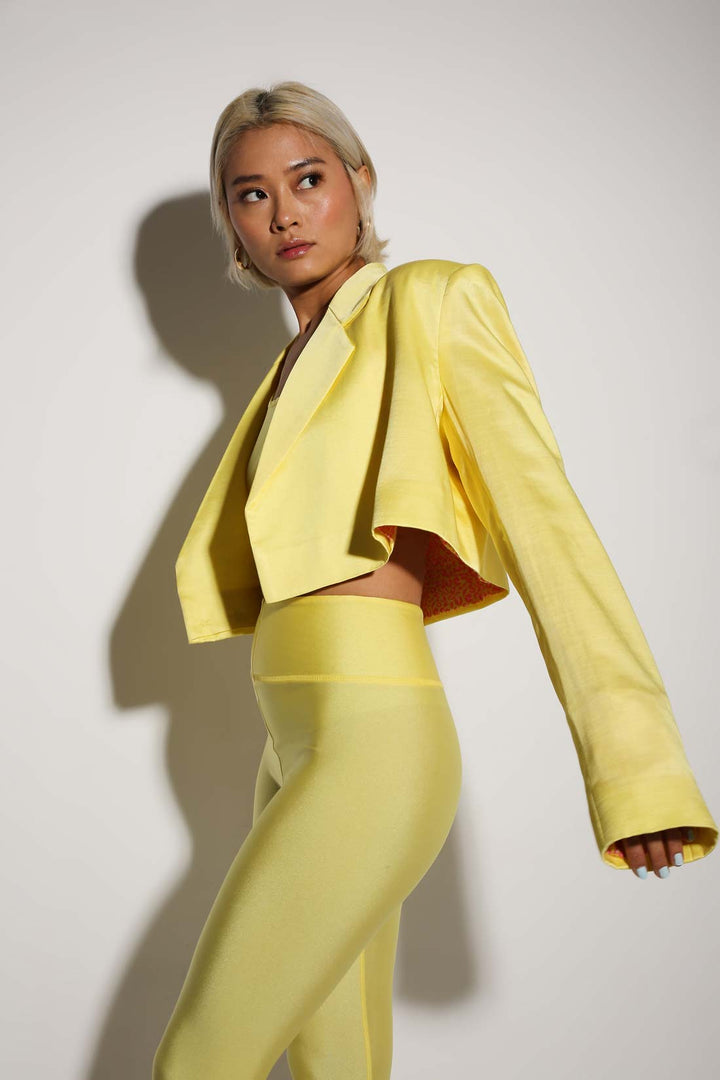 Mini Moxie - Cropped Blazer - Solid-blazers - Monokrom