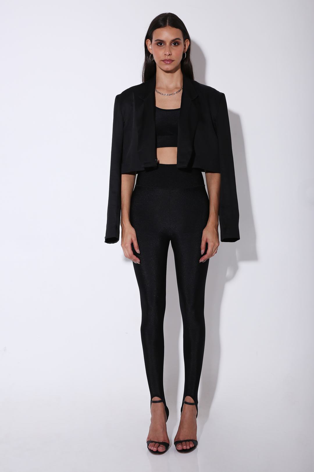 Mini Moxie - Cropped Blazer - Solid-blazers - Monokrom