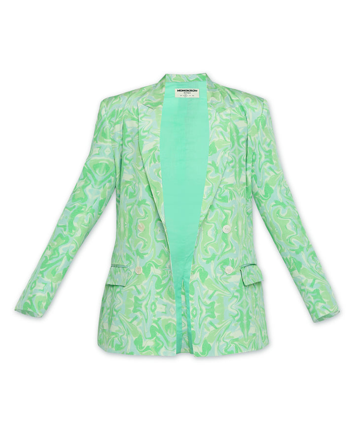 Moxie Blazer - Boxy Blazer - Print-blazers - Monokrom