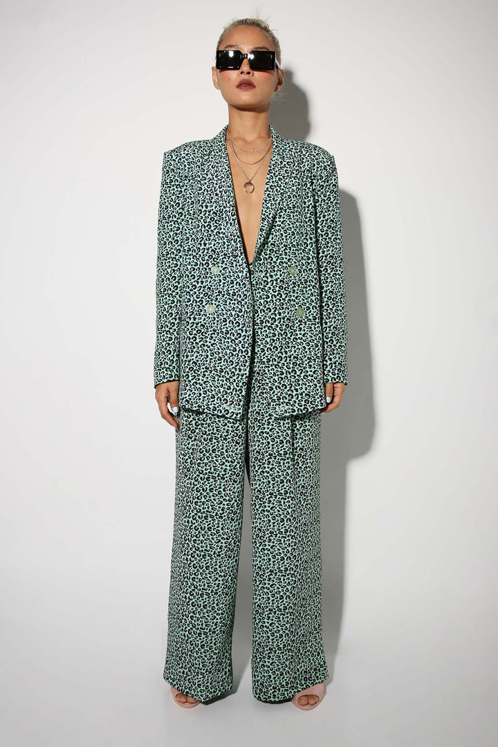 Moxie Blazer - Boxy Blazer - Print-blazers - Monokrom