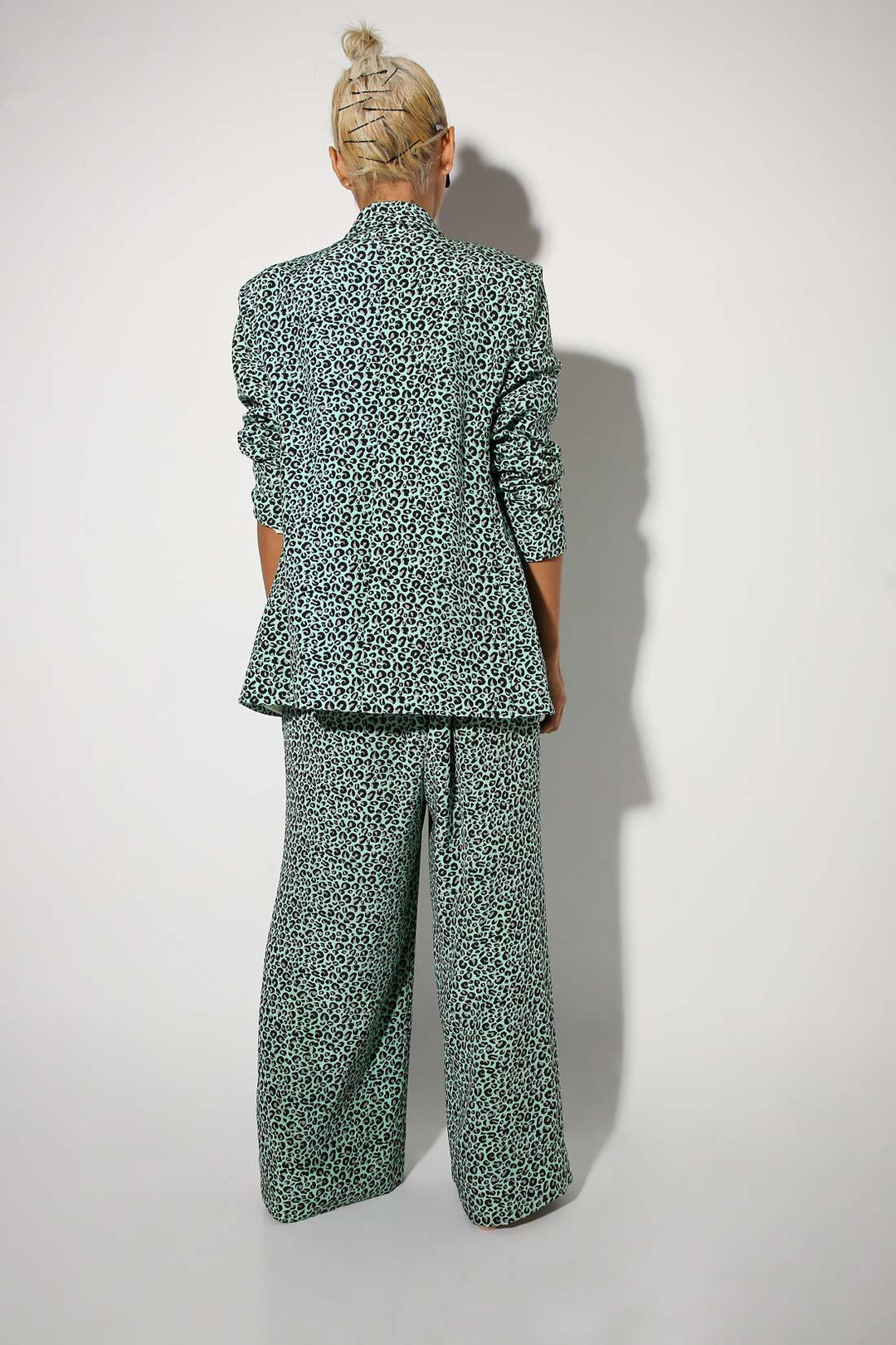 Moxie Blazer + Legs for Days + Vaasket Print ( 3 piece set)-Coord Set - Monokrom