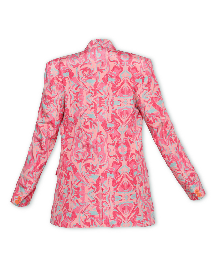 Moxie Blazer - Boxy Blazer - Print-blazers - Monokrom