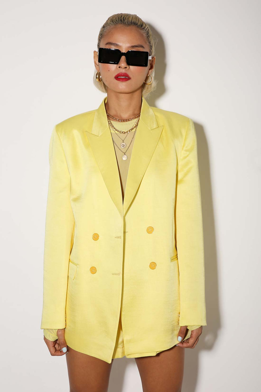 Moxie Blazer - Boxy Blazer - Solid-blazers - Monokrom