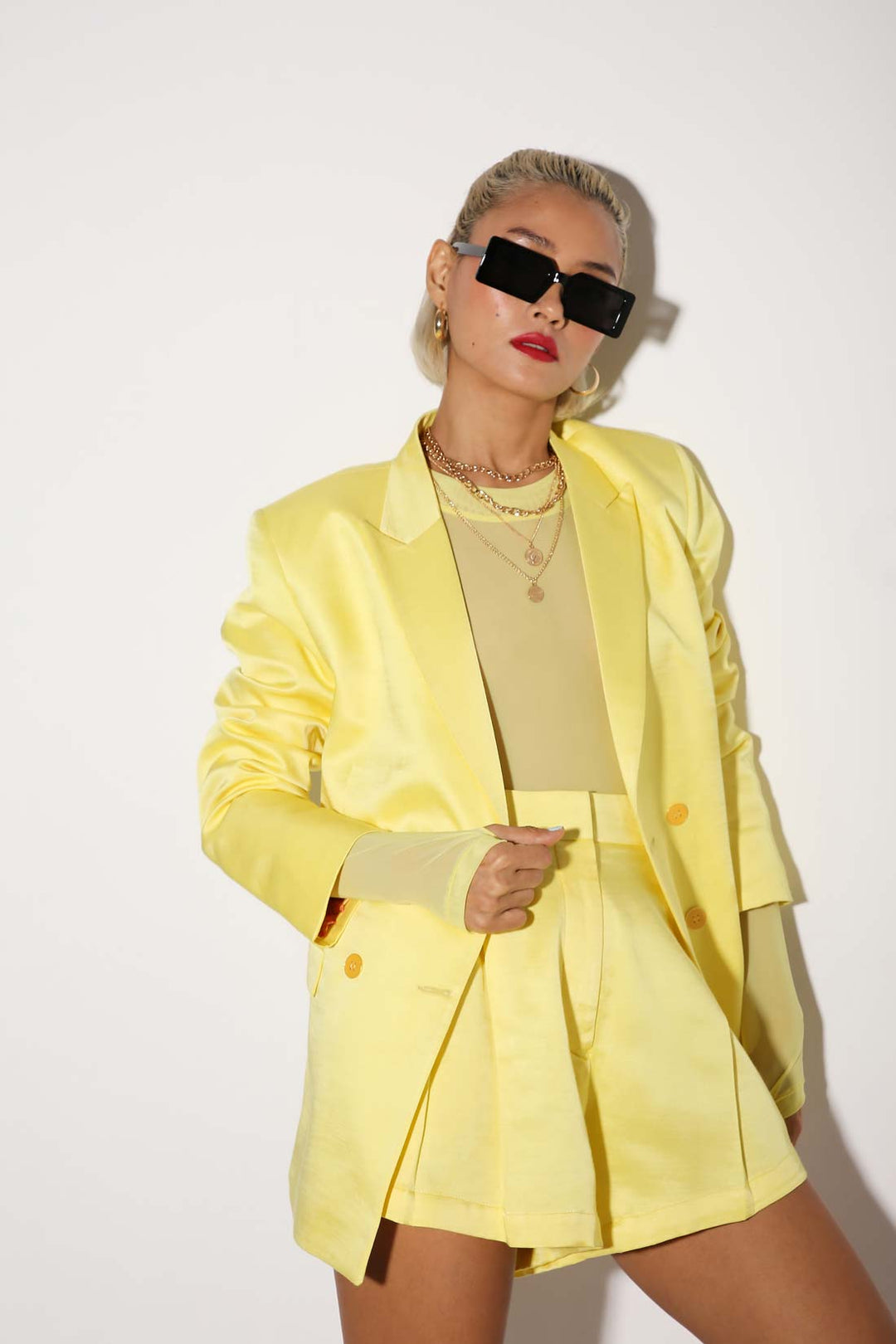 Moxie Blazer - Boxy Blazer - Solid-blazers - Monokrom