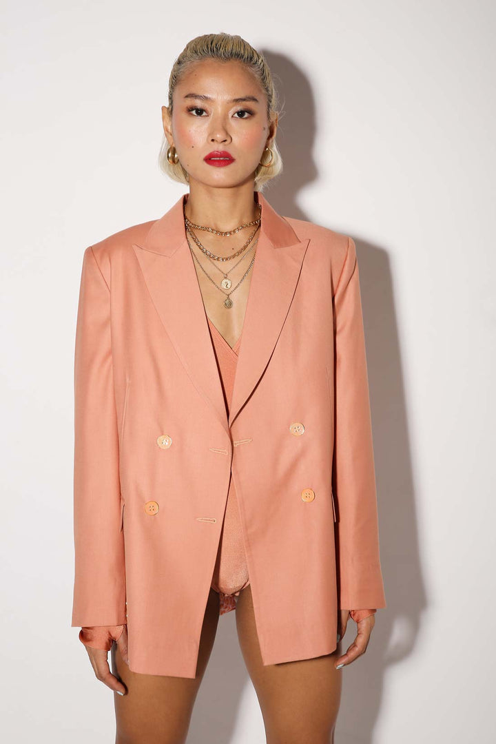 Moxie Blazer - Boxy Blazer - Solid-blazers - Monokrom