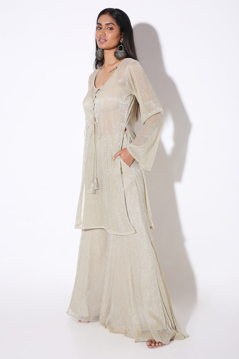 Sheer Kurta-Kurta - Monokrom
