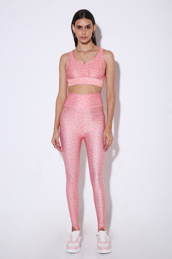 The Fondaa - Leggings with Stirrups - Print-leggings - Monokrom