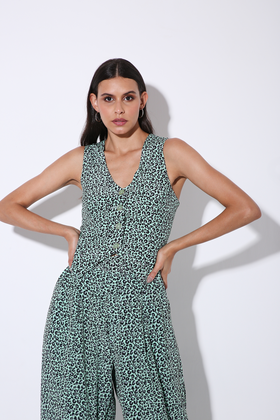 Legs for Days + Vaasket Print ( 2 piece set)-Coord Set - Monokrom